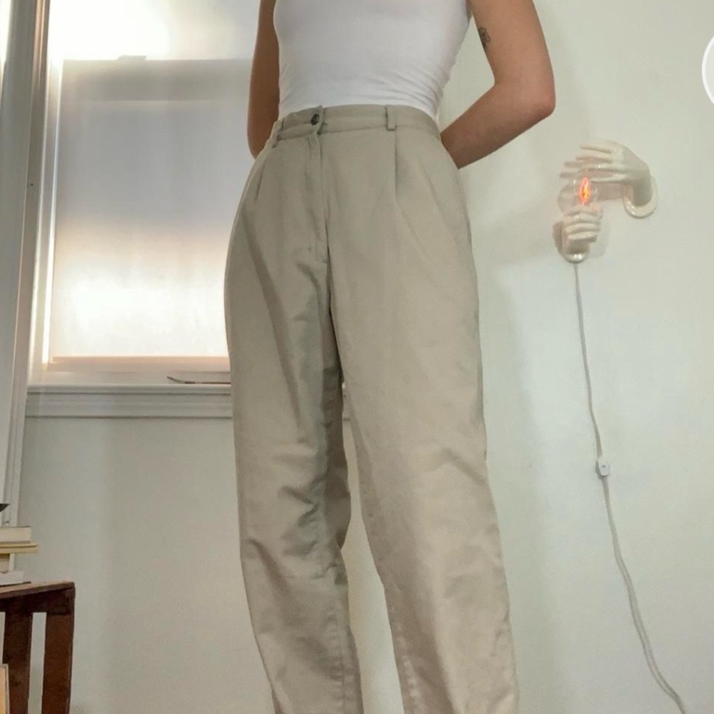 LL Bean high waist trousers size 4